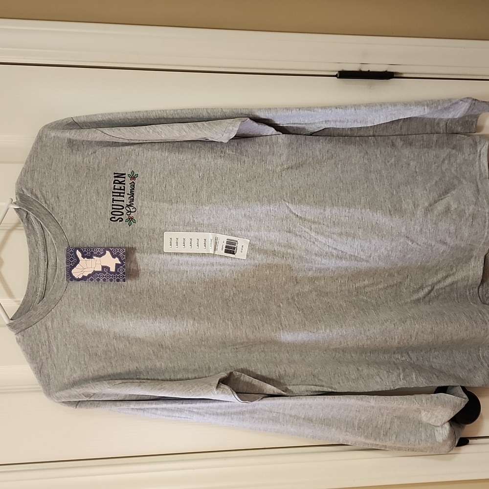 Southern Christmas LS Tshirt